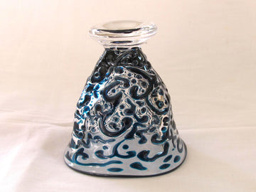 アラベスクつららグラス　濃紺