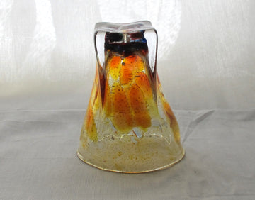 銀箔金彩散らし　キュービックGlass