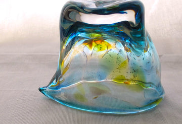 彩散らし 青彩片口