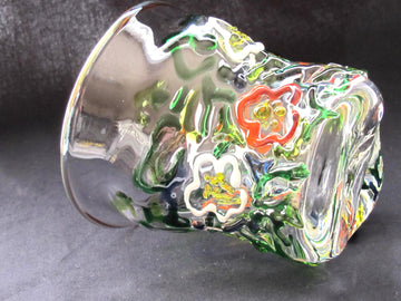 椿絵　ロックGlass