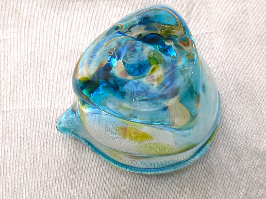 彩散らし 青彩片口