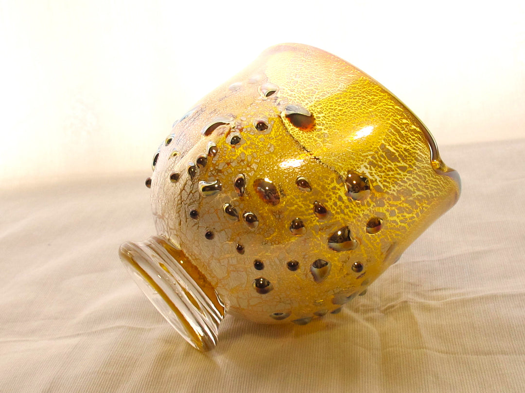 銀箔金彩　パール片口