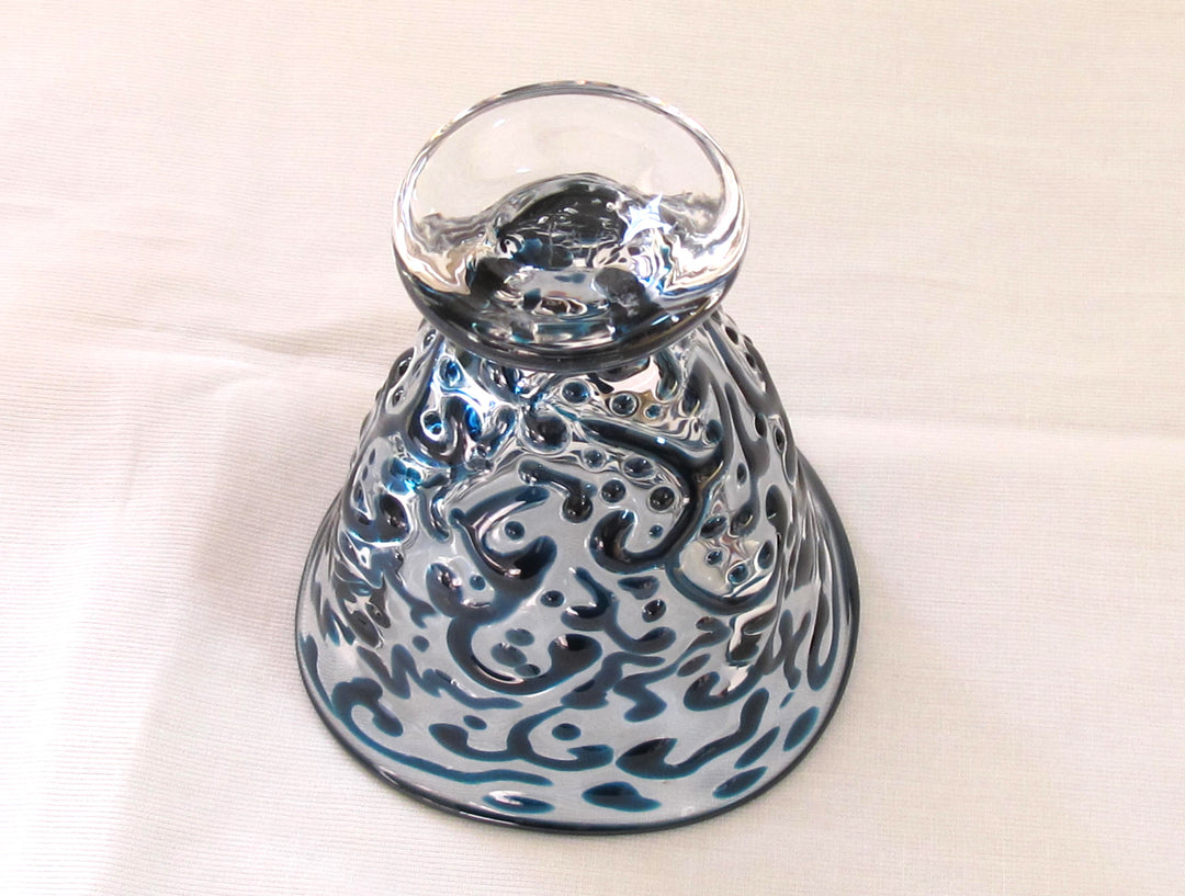 アラベスクつららグラス　濃紺