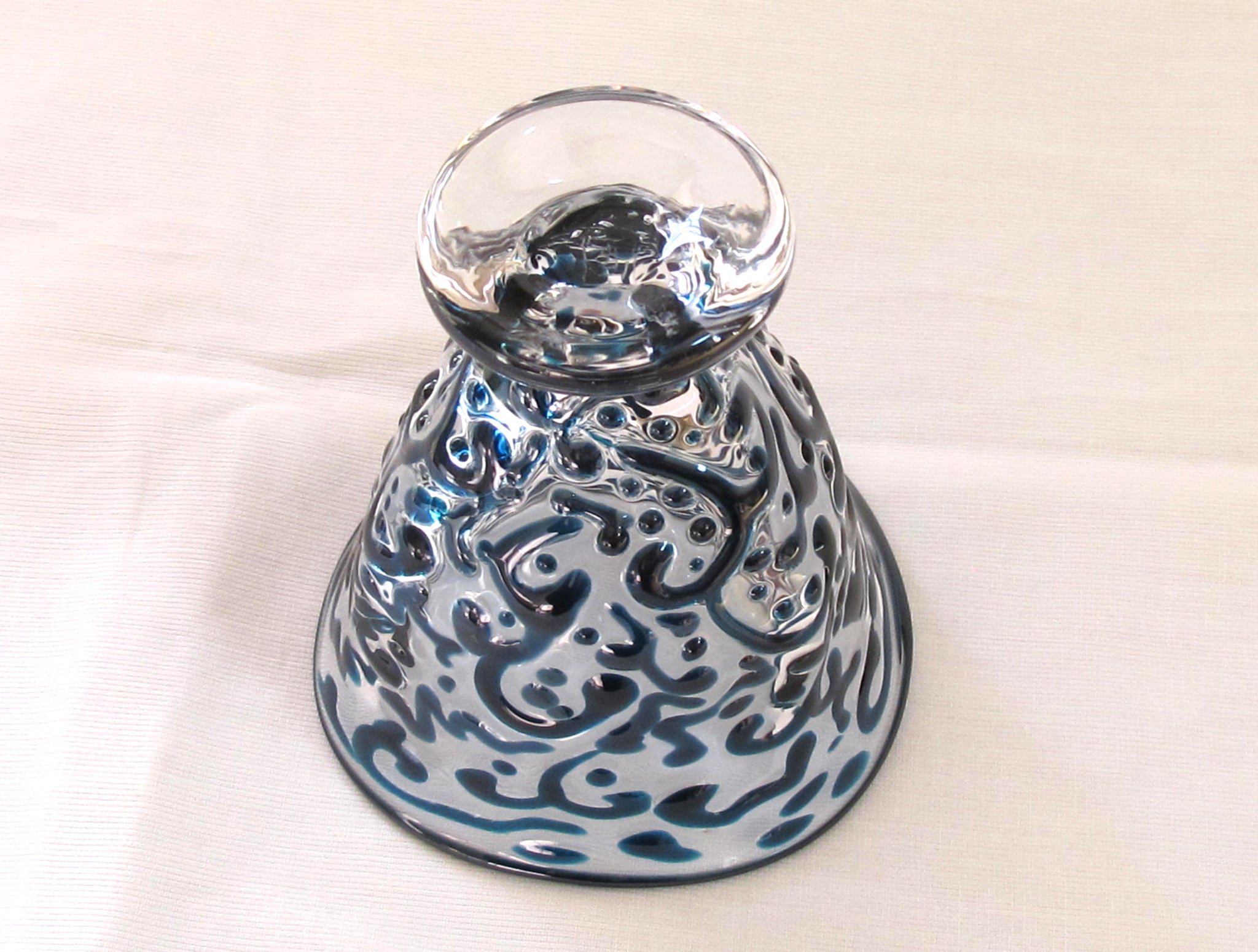 アラベスクつららグラス　濃紺