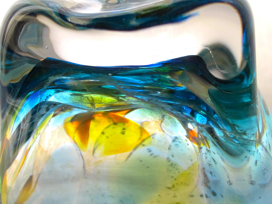 彩散らし 青彩片口