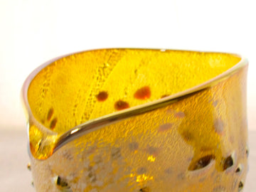 銀箔金彩　パール片口