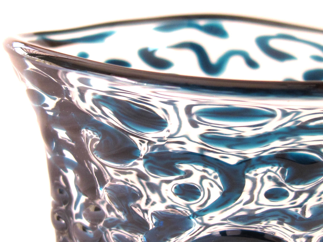 アラベスクつららグラス　濃紺